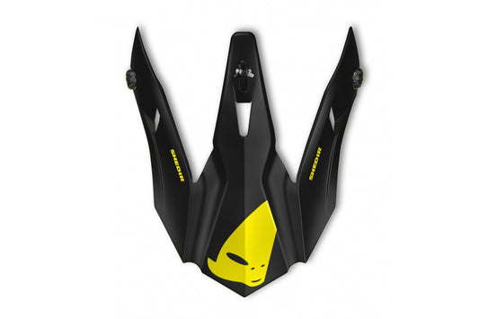 FRONTINO PER CASCO MOTOCROSS QUIVER ONTAKE / GIALLO/NERO