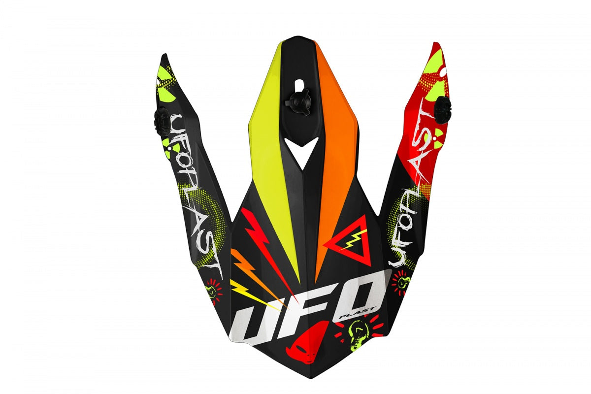 FRONTINO CASCO MOTOCROSS ONYX DA BAMBINO "ELECTROSHOCK"