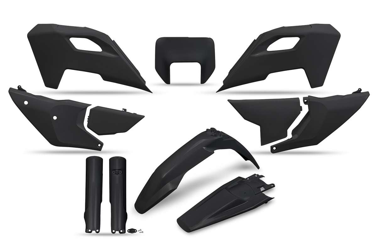 FULL-KIT-PLASTICHE-COMPATIBILE-CON-HUSQVARNA-TE-150-2024-2025-con-portafaro-NERO-001