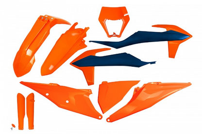 FULL-KIT-PLASTICHE-COMPATIBILE-CON-KTM-EXC-F-500-2020-2023-con-portafaro-OEM 22-999C