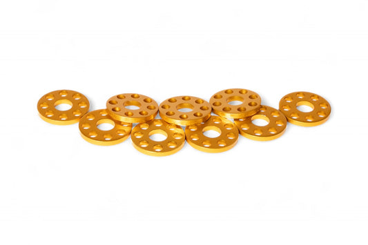 RANELLE ALLEGGERITE - ØINTERNO 6MM - ØESTERNO 18MM - GIALLO (10 PEZZI) MOTOCROSS MARKETING