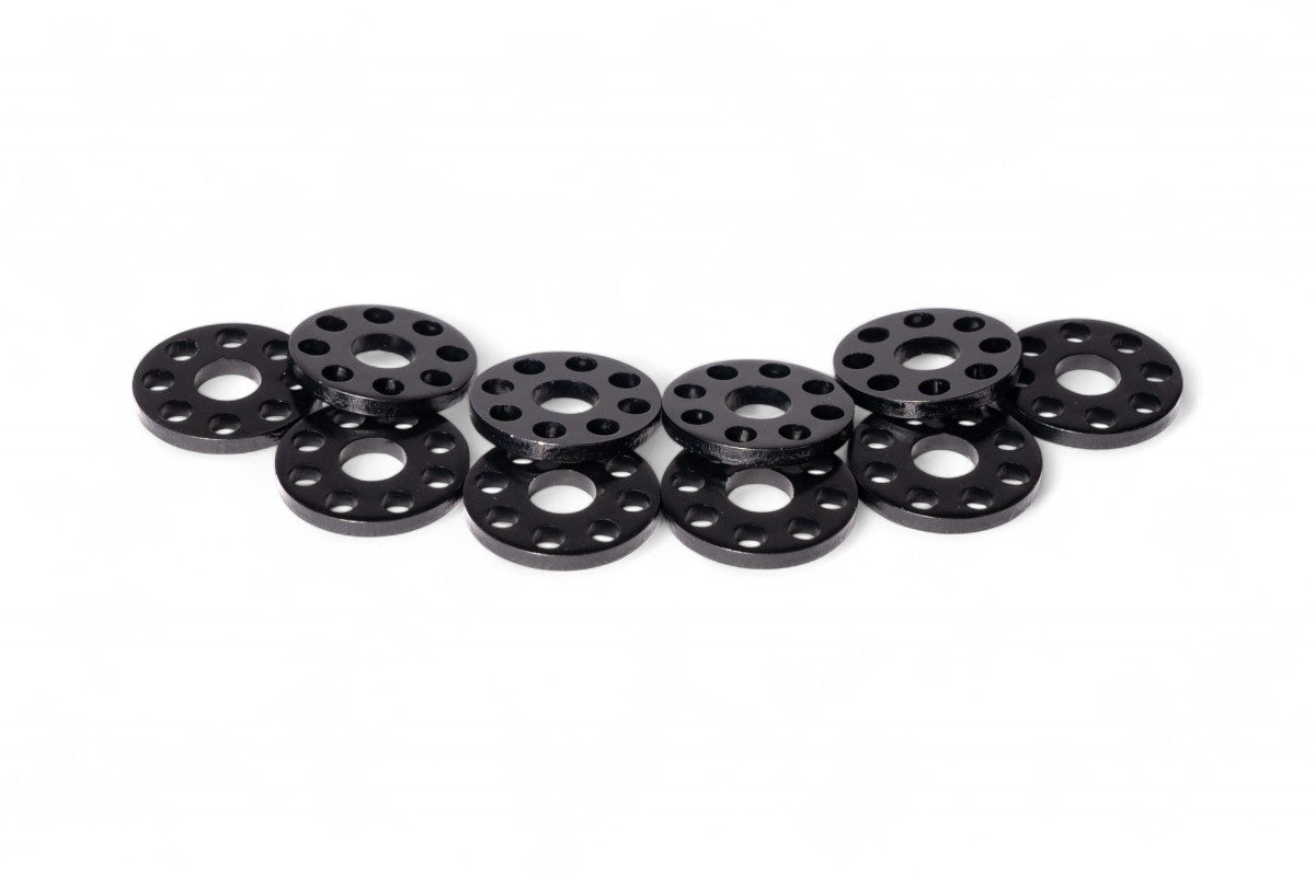 RANELLE ALLEGGERITE - ØINTERNO 6MM - ØESTERNO 18MM - NERO (10 PEZZI) MOTOCROSS MARKETING