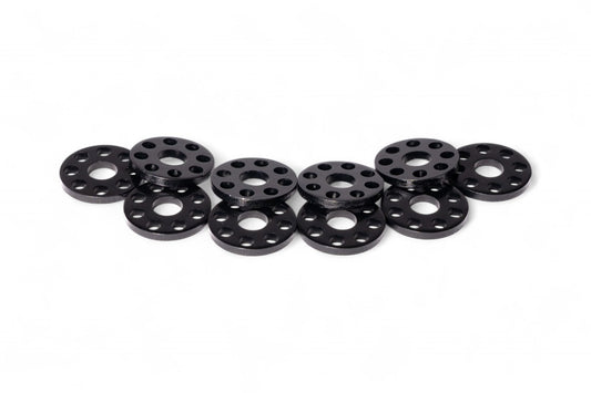 RANELLE ALLEGGERITE - ØINTERNO 6MM - ØESTERNO 18MM - NERO (10 PEZZI) MOTOCROSS MARKETING