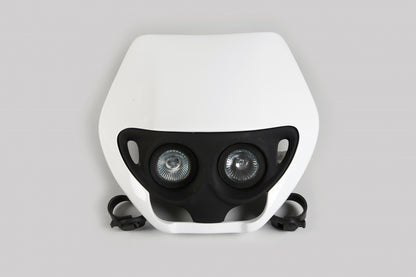 PORTAFARO COMPATIBILE CON HONDA CRE 50 1997-2000 - BIANCO