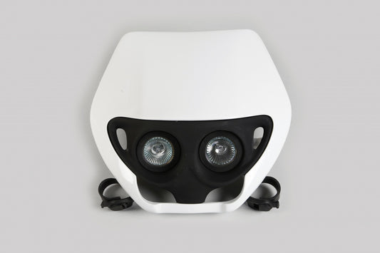 PORTAFARO COMPATIBILE CON HONDA CRE 50 1997-2000 - BIANCO
