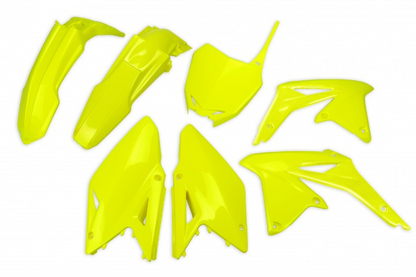 KIT-PLASTICHE-COMPATIBILE-CON-SUZUKI-RMZ-450-2008-2017-GIALLO FLUO-DFLU