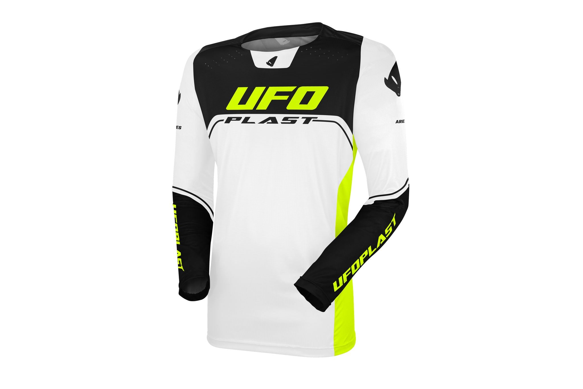 MAGLIA MOTOCROSS UFO ARES BIANCO/NERO