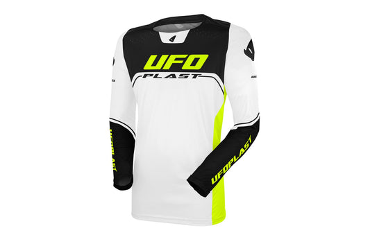 MAGLIA MOTOCROSS UFO ARES BIANCO/NERO