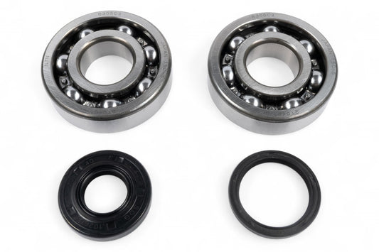 KIT CUSCINETTI ALBERO MOTORE E PARAOLI BWX HUSQVARNA WRE 125 1998 - 1999