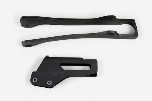 KIT CRUNA CATENA + FASCIA FORCELLONE COMPATIBILE CON YAMAHA YZ 250 1997-2001 - nero