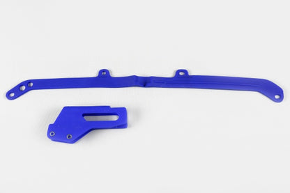 KIT CRUNA CATENA + FASCIA FORCELLONE COMPATIBILE CON YAMAHA YZ 450 F 2005 - blu