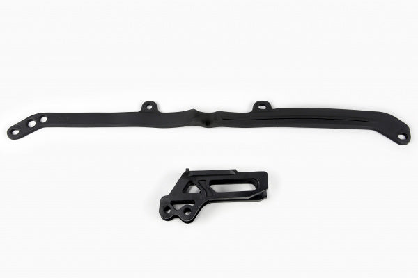 KIT CRUNA CATENA + FASCIA FORCELLONE COMPATIBILE CON YAMAHA WR 250 F 2007-2008 - nero