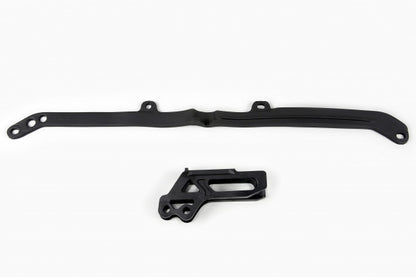 KIT CRUNA CATENA + FASCIA FORCELLONE COMPATIBILE CON YAMAHA WR 250 F 2007-2008 - nero