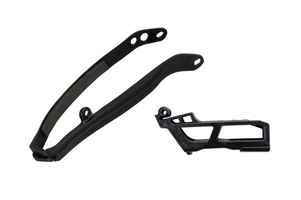 KIT CRUNA CATENA + FASCIA FORCELLONE COMPATIBILE CON YAMAHA YZ 250 FX 2024-2027 - nero