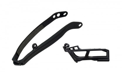 KIT CRUNA CATENA + FASCIA FORCELLONE COMPATIBILE CON YAMAHA YZ 250 FX 2024-2027 - nero