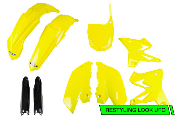 FULL KIT PLASTICHE COMPATIBILE CON YAMAHA YZ 125 2008-2014 / restyling - giallo