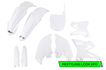 FULL KIT PLASTICHE COMPATIBILE CON YAMAHA YZ 125 2008-2014 / restyling - bianco