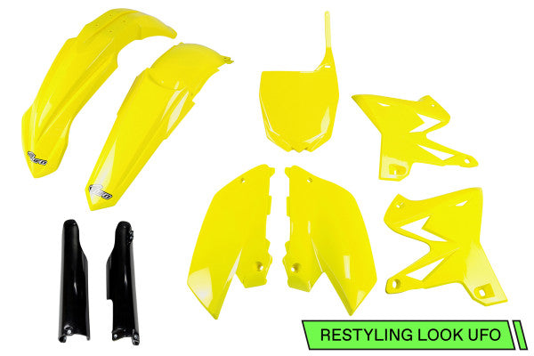 FULL KIT PLASTICHE COMPATIBILE CON YAMAHA YZ 125 2005-2007 / restyling - giallo