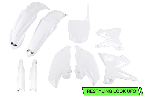 FULL KIT PLASTICHE COMPATIBILE CON YAMAHA YZ 125 2005-2007 / restyling - bianco