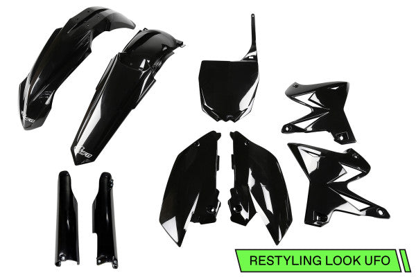 FULL KIT PLASTICHE COMPATIBILE CON YAMAHA YZ 125 2005-2007 / restyling - nero