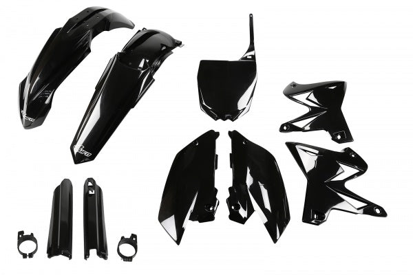 FULL KIT PLASTICHE COMPATIBILE CON YAMAHA YZ 125 2002-2004 / restyling - nero