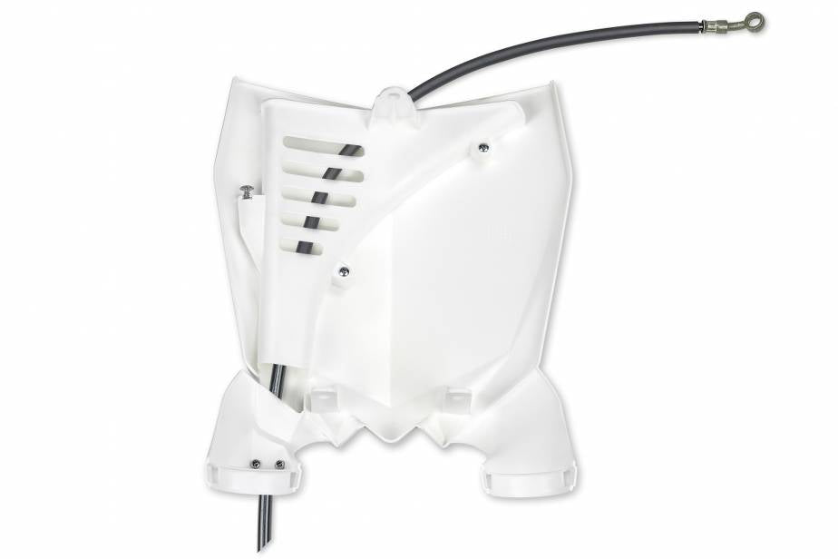 TABELLA PORTANUMERO ANTERIORE COMPATIBILE CON YAMAHA YZF 250 2010-2018 / Stadium bianco