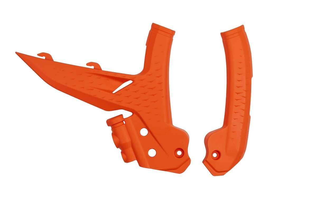 PROTEZIONE TELAIO COMPATIBILE CON KTM EXC 300 2024-2026 arancio
