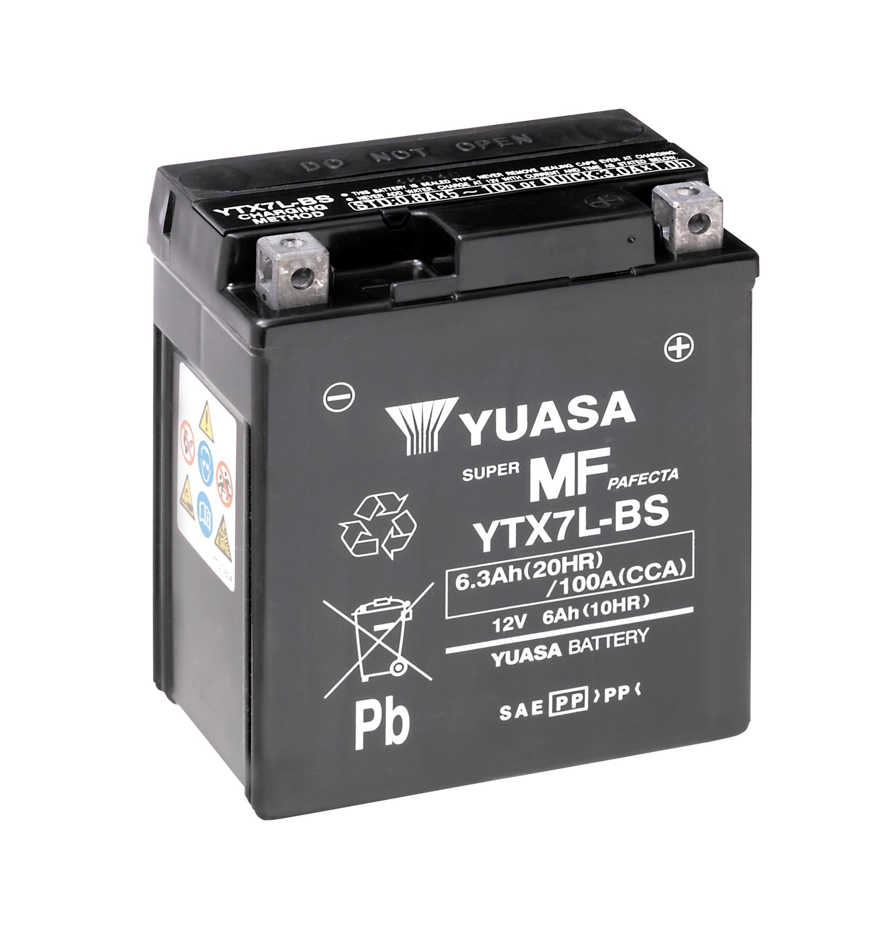 BATTERIA YTX7L-BS/CBTX7L-BS APRILIA TUONO 125 (17-21) YUASA