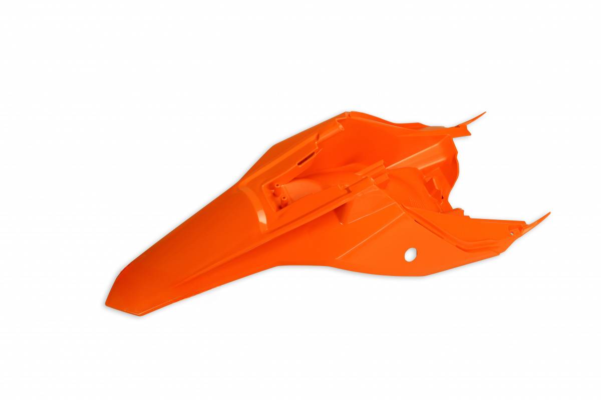 PARAFANGO POSTERIORE COMPATIBILE CON KTM SX 65 2016-2023 / con fiancatine arancio
