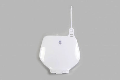 TABELLA PORTANUMERO ANTERIORE COMPATIBILE CON YAMAHA YZ 250 1992-1999 bianco