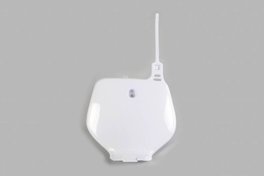 TABELLA PORTANUMERO ANTERIORE COMPATIBILE CON YAMAHA YZ 125 1992-1999 bianco
